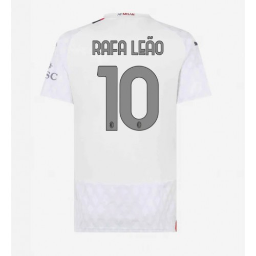 Fotbalové Dres AC Milan Rafael Leao #10 Dámské Venkovní 2023-24 Krátký Rukáv